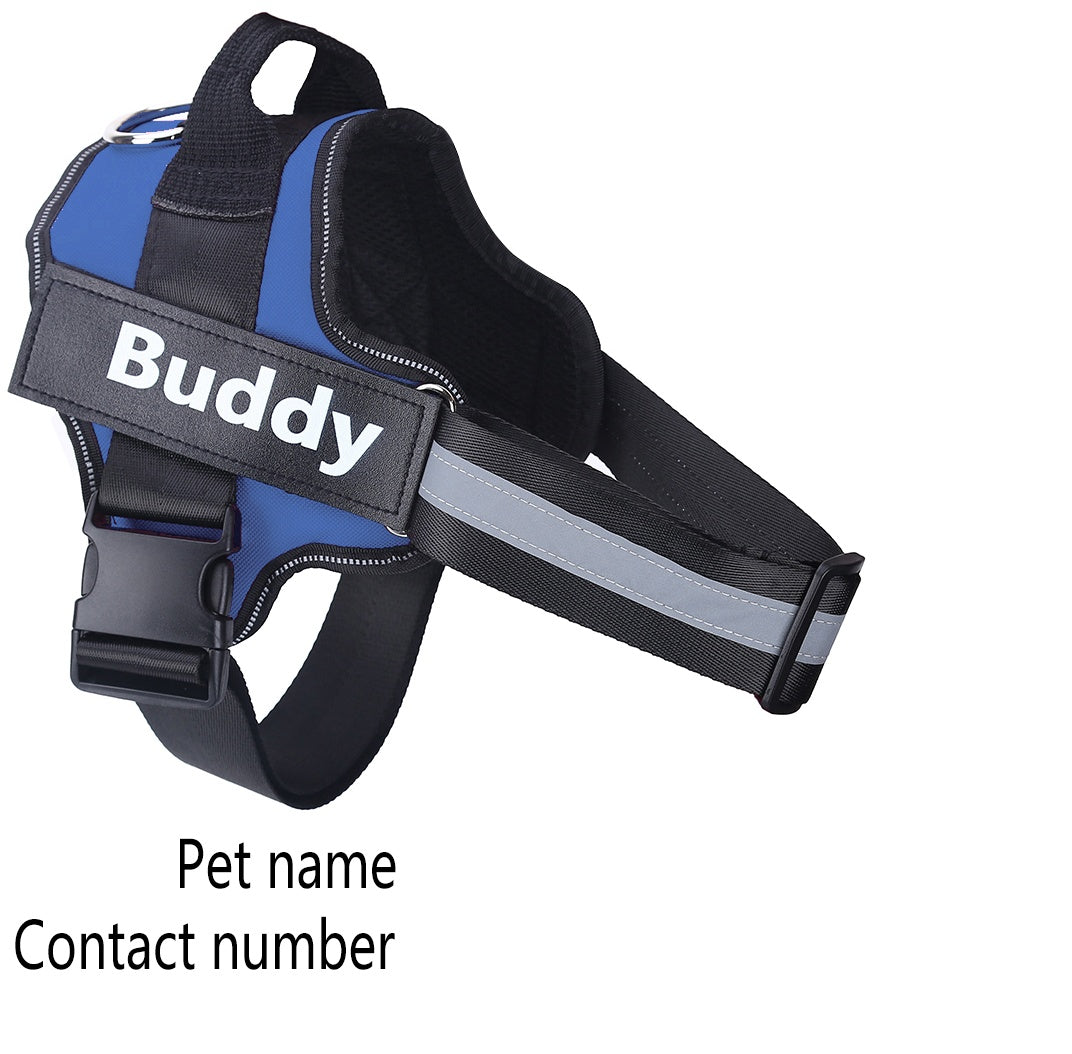 Custom No-Pull Dog Harness – Reflective & Comfy Fit!
