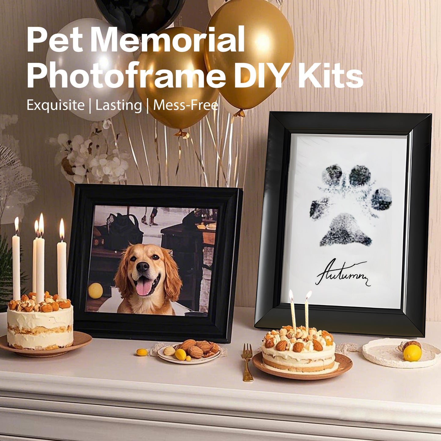 DIY Pet Paw Print Frame Kit β Personalized Keepsake!