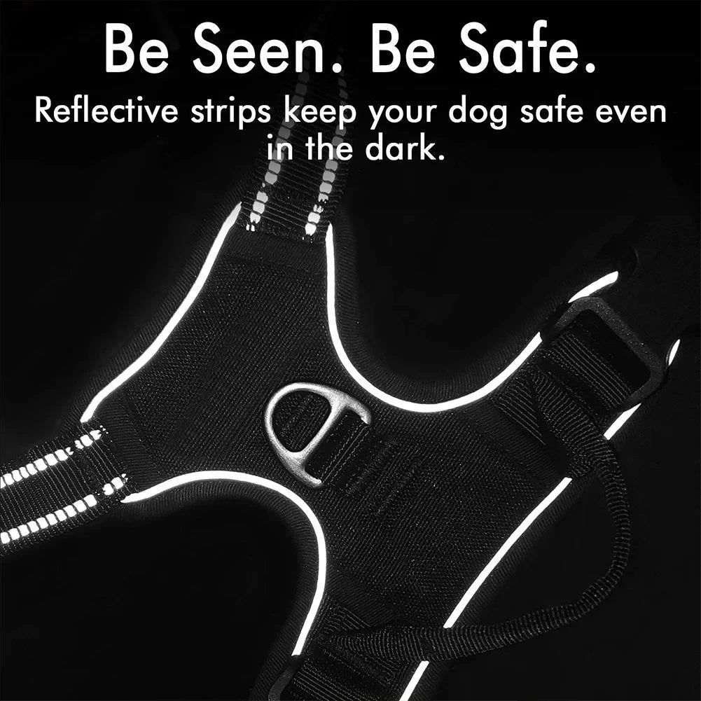 Comfy No-Pull Dog Harness – Safe & Reflective!