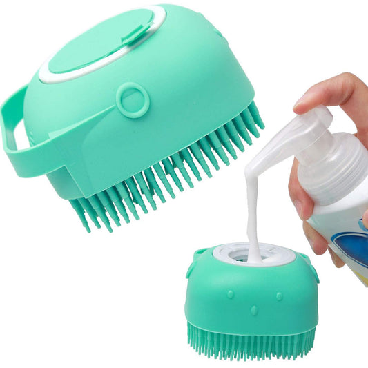 Pamper Pup Shampoo Brush – Spa-Like Bath Bliss!
