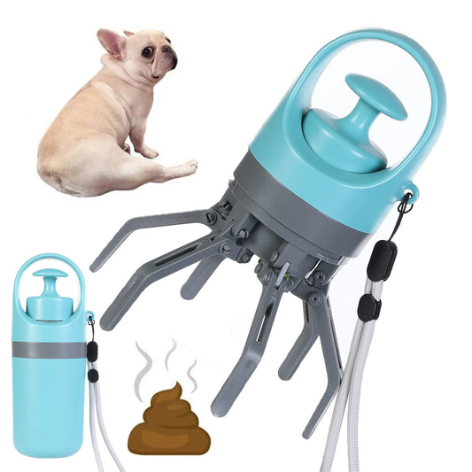 Hands-Free Poop Scoop – Bags Built Right In!