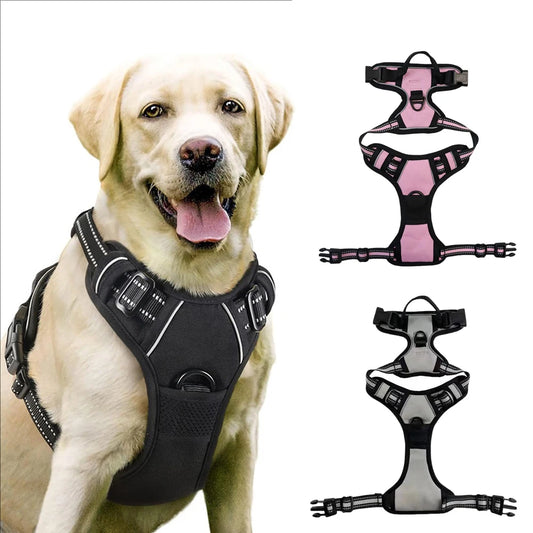 Comfy No-Pull Dog Harness – Safe & Reflective!
