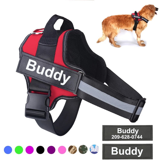 Custom No-Pull Dog Harness – Reflective & Comfy Fit!