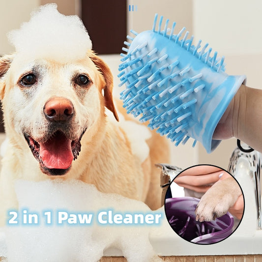 Soft Dog Paw Cleaning Cup – No More Muddy Prints!